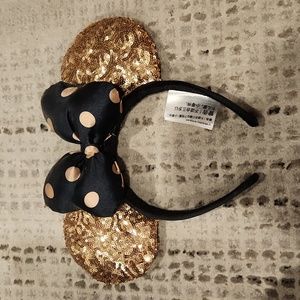 Disney Black and Gold Mickey Ears